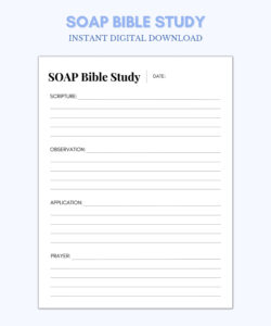 Printable Bible Study Sheet Bible Study Sheet Colorful Bible Study Sheet SOAP Bible Study Sheet Printable SOAP Bible Study