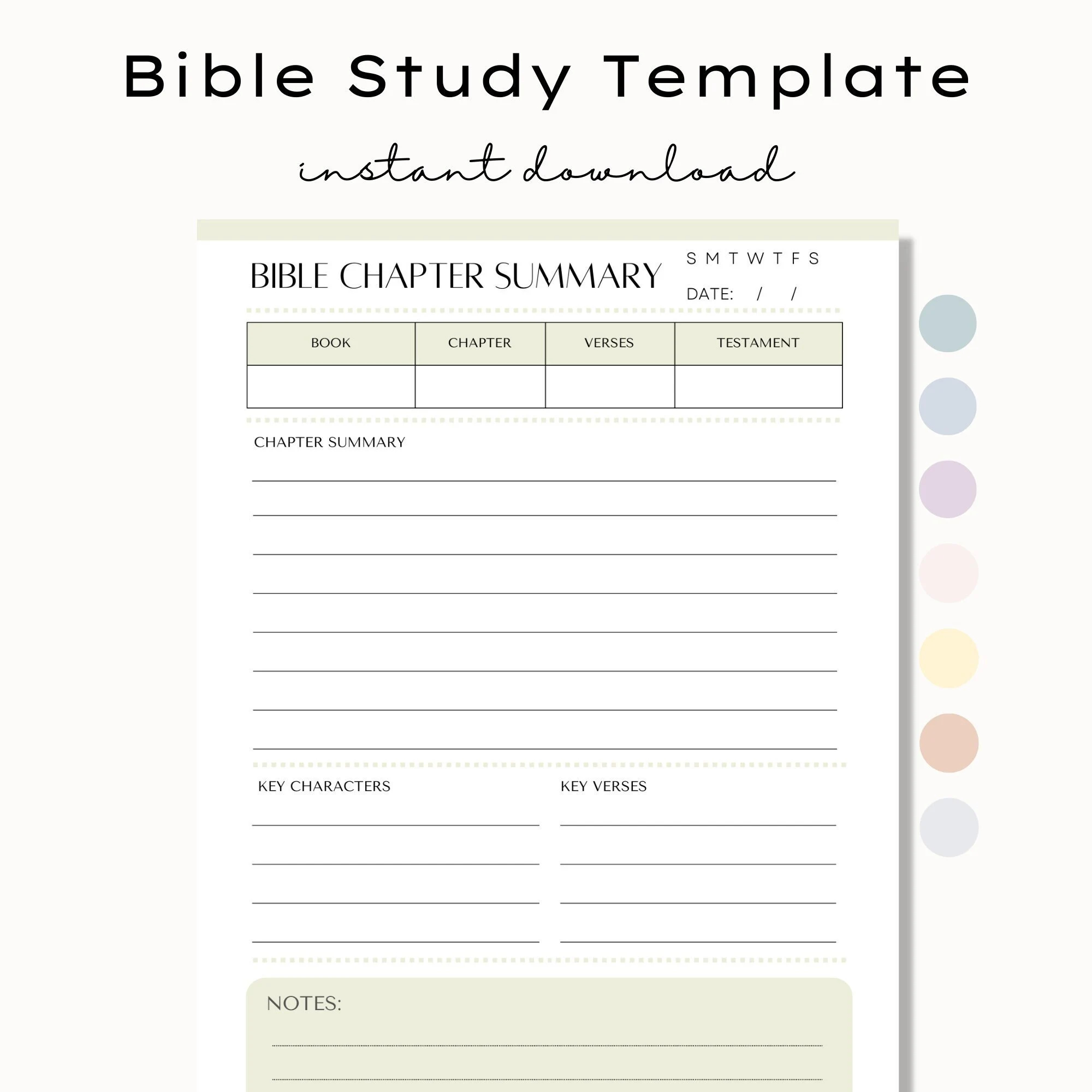 printable bible study template bible chapter summary worksheet adult bible study journal faith journal bible study group template etsy