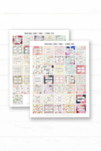 Printable Bible Tabs Blue