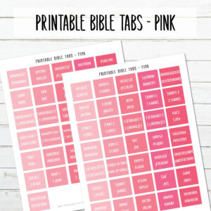 printable bible tabs blue