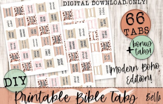 Printable Bible Tabs DIY Bible Tabs Bible 1656510