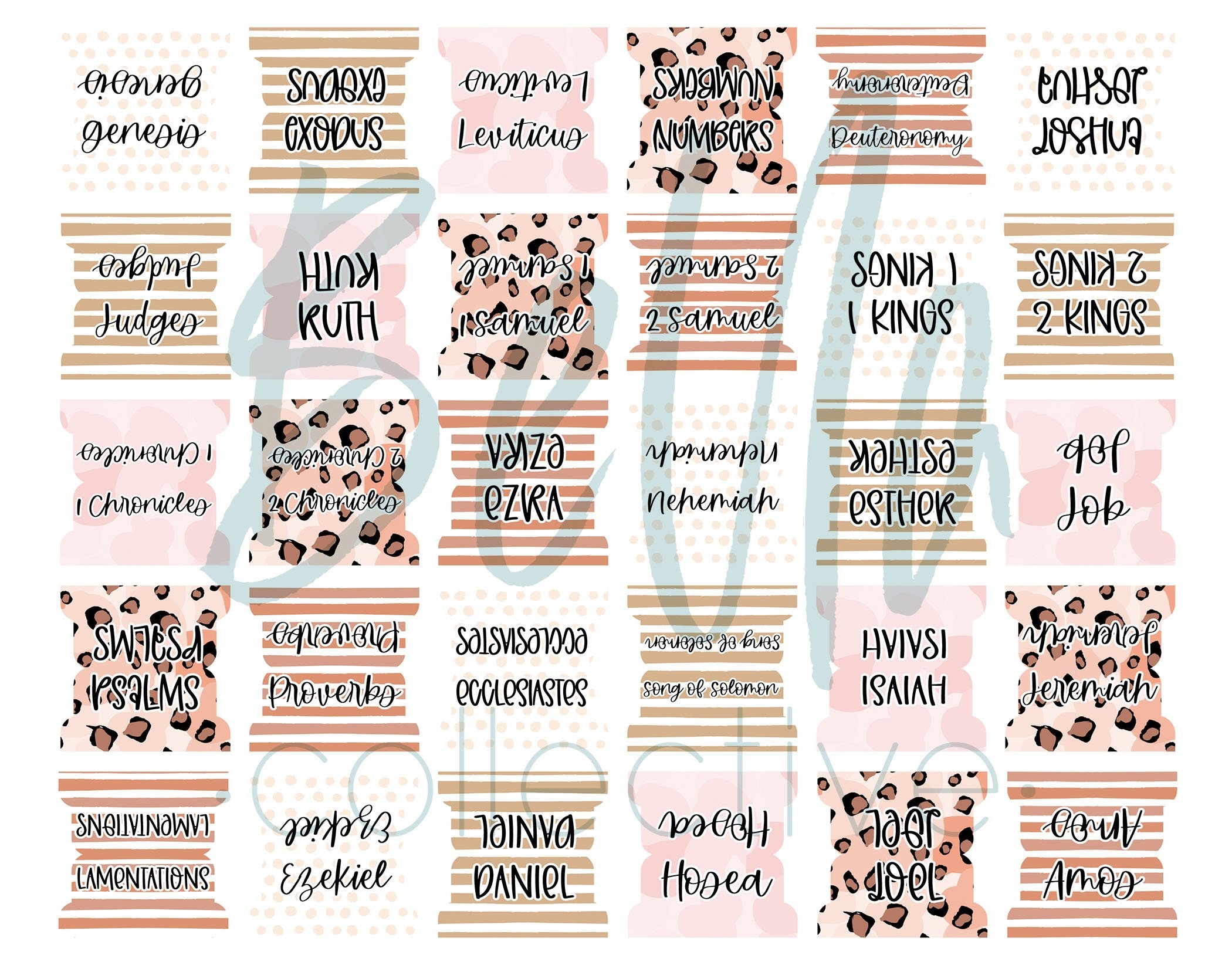 Printable Tabs for Bible