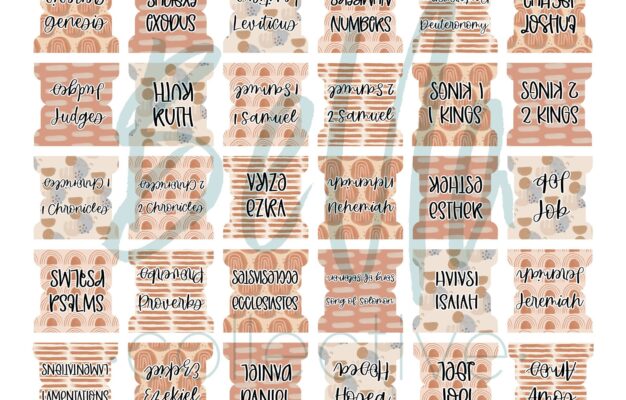 Printable Bible Tabs DIY Bible Tabs Bible 1675961