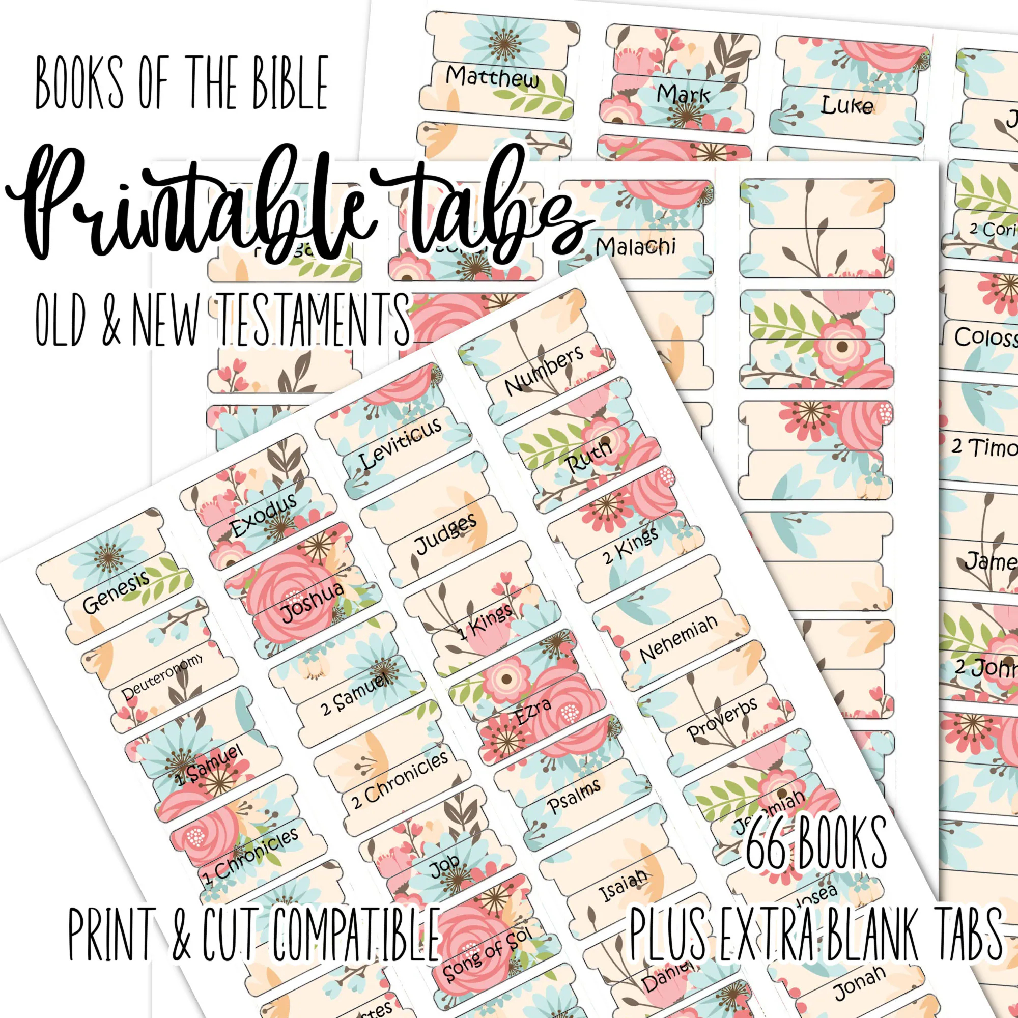 66 Books of Bible Printable