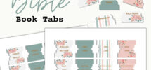 Printable Bible Tabs Floral Bible Tabs Digital Bible Tabs DIY Bible Tabs PNG Bible Tabs Minimalist Bible Tabs Simple Bible Tabs Etsy