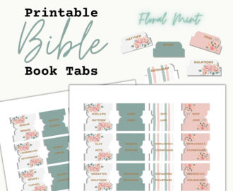 Printable Bible Tabs Floral Bible Tabs Digital Bible Tabs DIY Bible Tabs PNG Bible Tabs Minimalist Bible Tabs Simple Bible Tabs Etsy