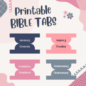 Printable Bible Tabs Rose 66 Books Of The Bible DIY Bible Tabs By JaiDesigns By Advinculajai Raket PH