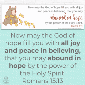 Printable Bible Verse Bookmarks Kids Bible Teacher