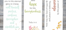Printable Bible Verse Bookmarks Kids Bible Teacher