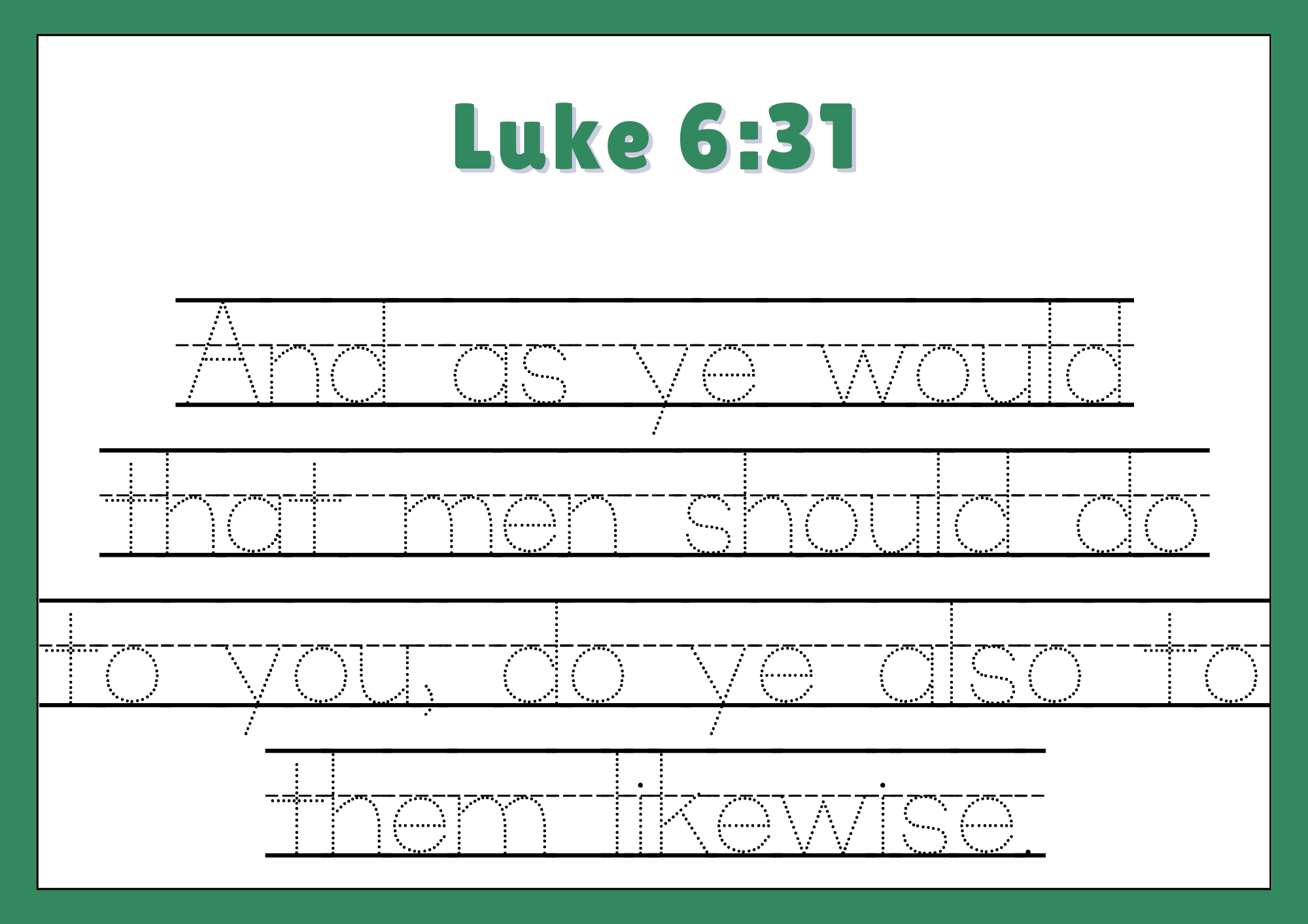 Printable Bible Verse Tracing Book KJV Bible Verses Old And New Testaments By Bymarieelizabeth Raket PH