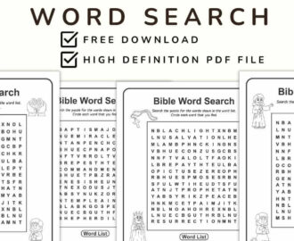 printable bible word search puzzles for kids free fun