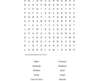Printable Bible Word Searches From Genesis HubPages
