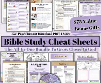 Printable Bible Worksheets For Adults Etsy