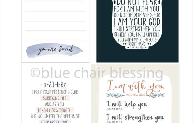 Printable Blessings Scripture Cards Fill It Out For A Friend Encouraging Scripture And More Brighten Her Day Great Inexpensive Gift Idea