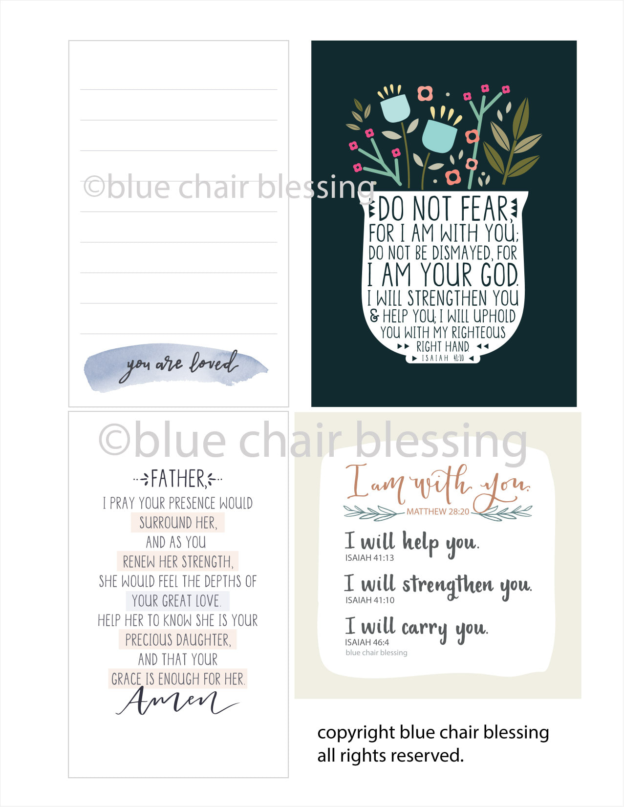 Free Printable Bible Verses to Help You