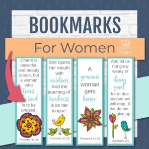 Printable Bookmarks For Moms Kids Bible Teacher