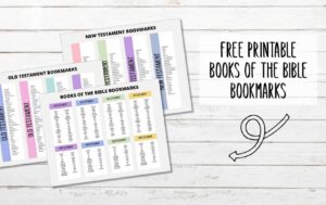 Printable Books Of The Bible Bookmarks My Printable Faith