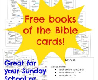 Printable Books Of The Bible Cards