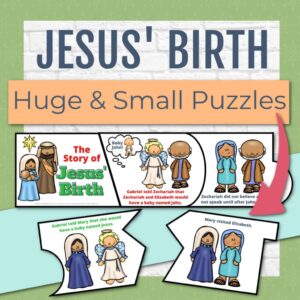 Printable Christmas Floor Puzzle Nativity Puzzle For Kids Kids Bible Teacher