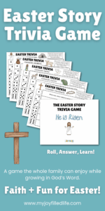 Printable Easter Story Trivia Game My Joy Filled Life