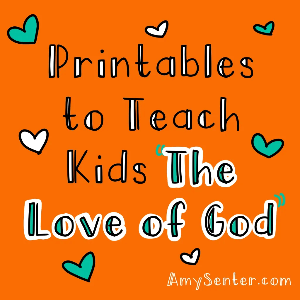 Printable God Is Love Bible Verse Activity Sheets For Kids