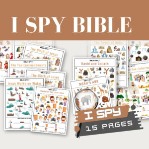 Printable I Spy Bible Activity Seek And Find Bible Printable Sunday School I Spy Bible Kid Activity Christian Morning Basket Activity Gift Etsy