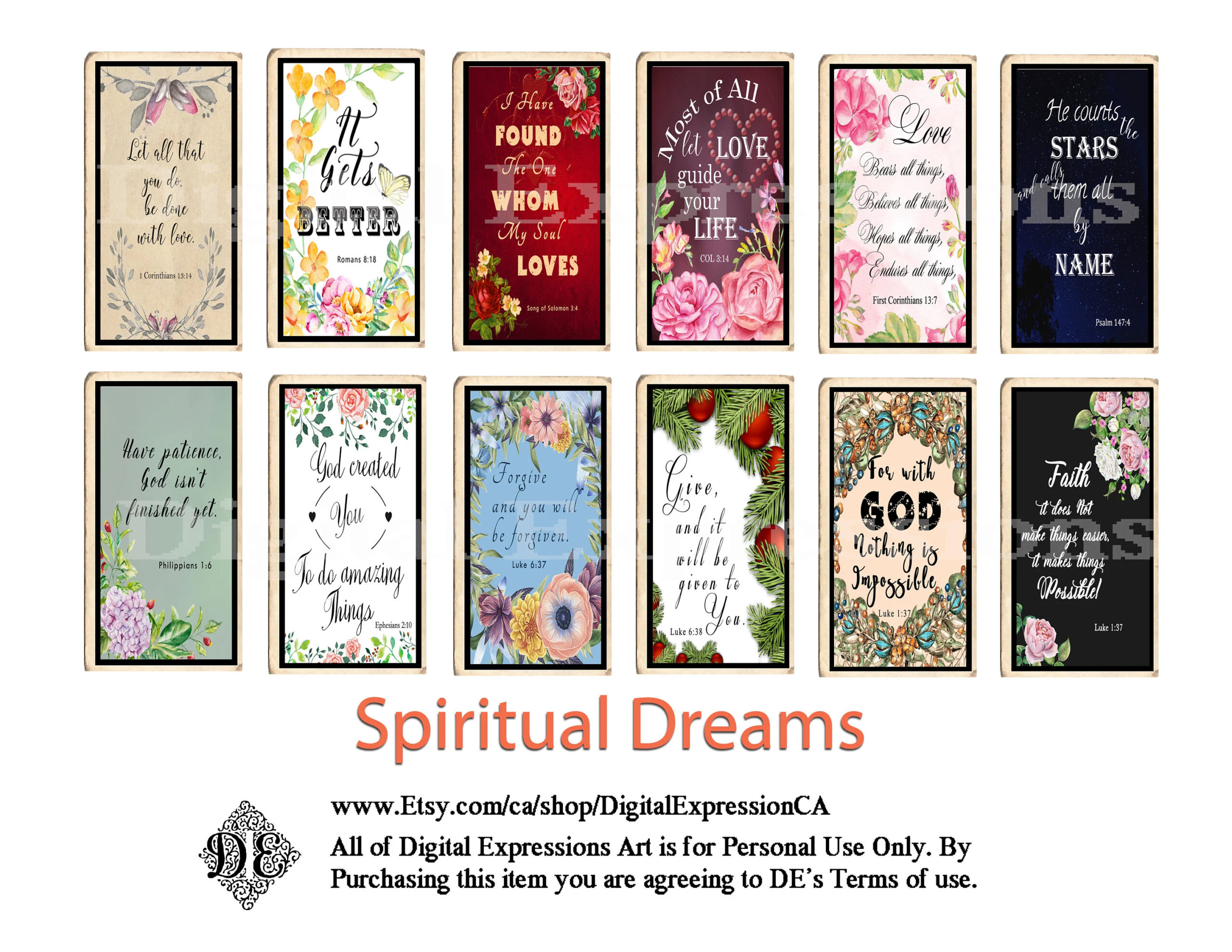 Printable Loose Leaf Bible Etsy