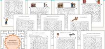 printable mazes bible activity book new testament classful