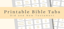 Printable Minimalist FRENCH Bible Tabs Bible Journaling 66 Books Of The Bible Free Page Of Blank Tabs DIY Bible Tabs Etsy