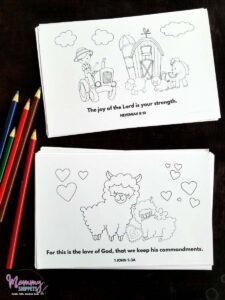 Printable Scripture Cards Easy Bible Verses For Kids To Memorize