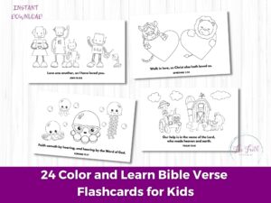 printable scripture cards easy bible verses for kids to memorize