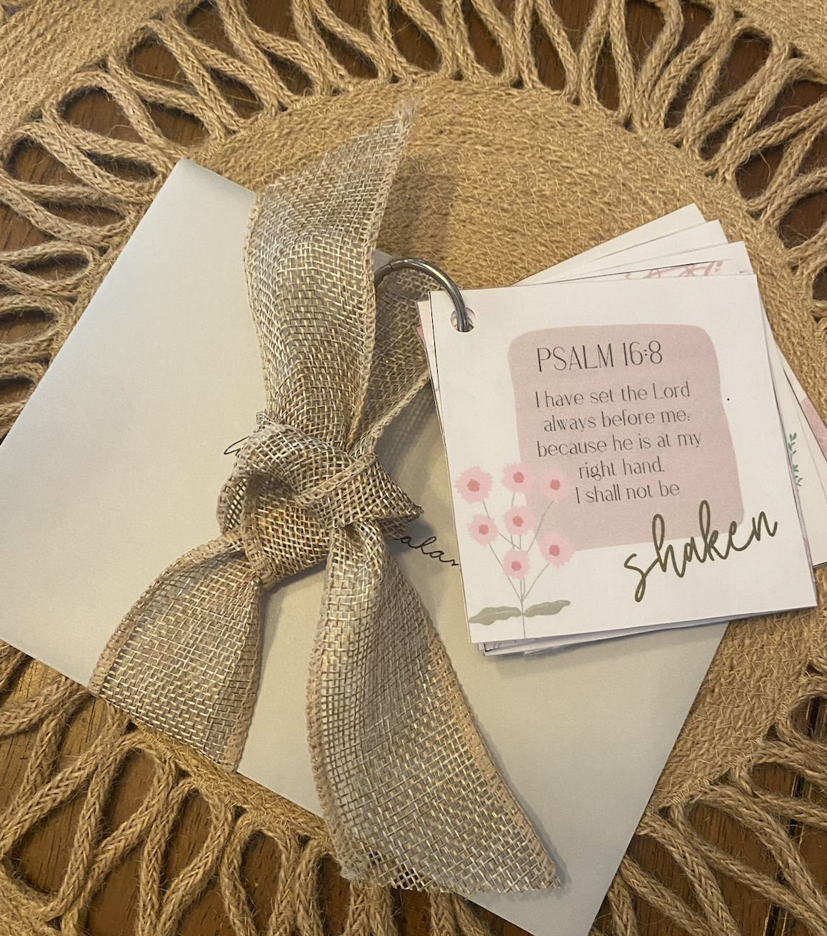 Printable Bible Verses for Kids in Name Card Size