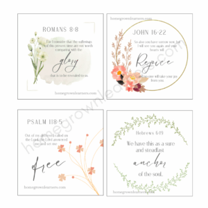 Printable Scripture Cards Homegrown Learners
