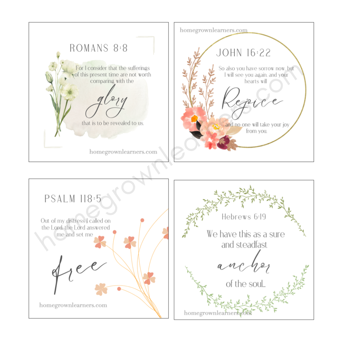 Free Printable Memory Bible Verses