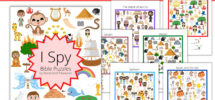 Printable Seek And Find I Spy Puzzles Bible Activity Book Old Testament Etsy