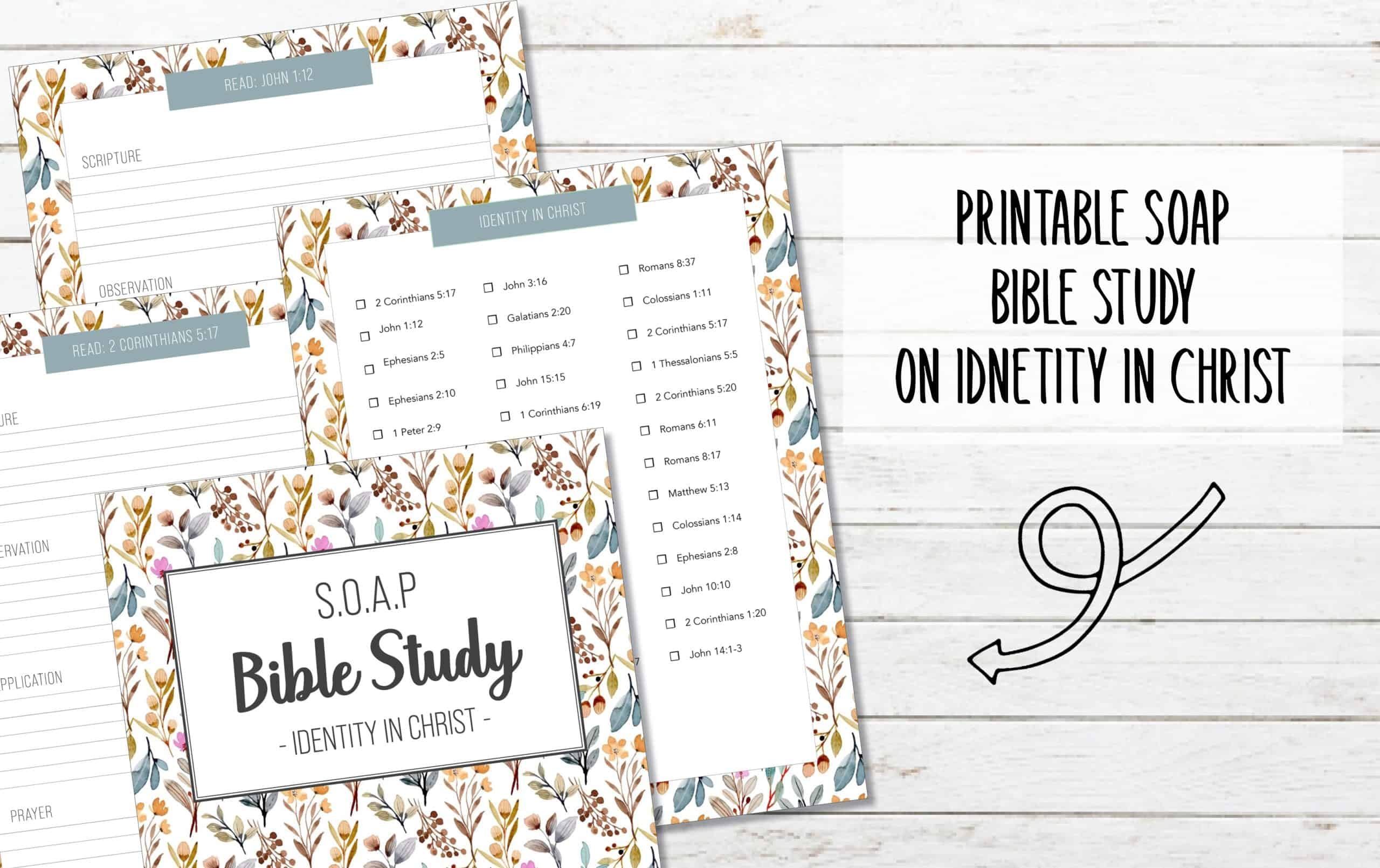 printable soap bible study on identity in christ my printable faith