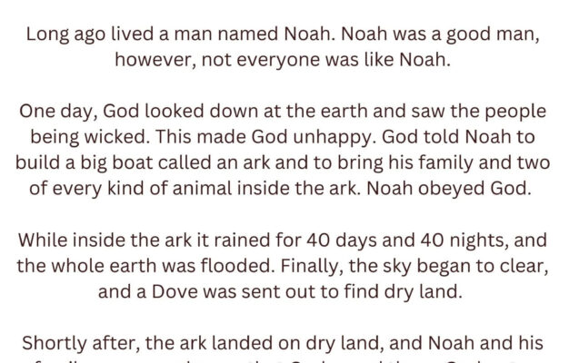 Printable Sunday School Lesson On Noah s Ark Etsy