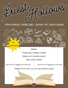 Printable Timeline Book Of Centuries Guest Hollow