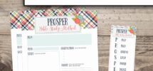 PROSPER Square FREE Printable Bible Study Method Arabah