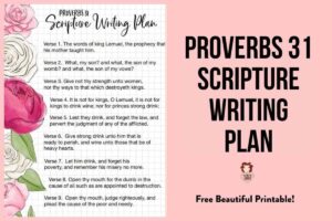 Proverbs 31 Women Free Scripture Writing Plan Hey Creative Sister
