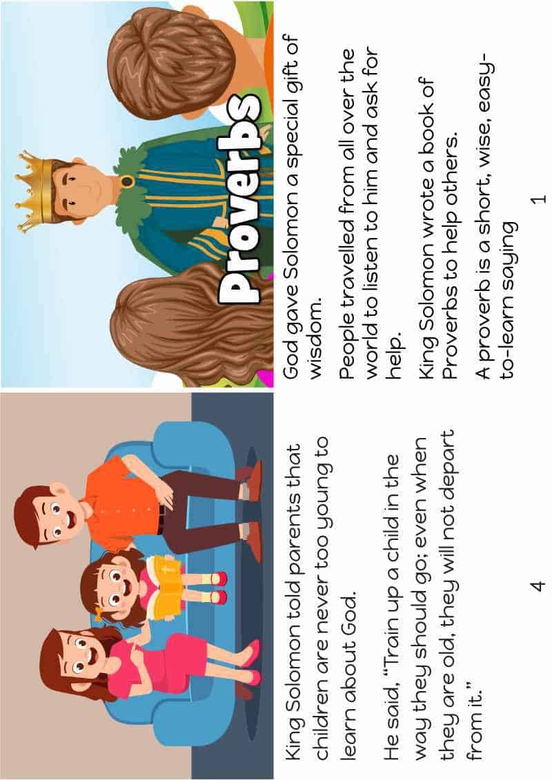 Proverbs Bible Lesson For Kids Trueway Kids