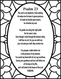 Psalm 23 Memory Guide