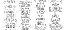 Psalms Color Your Own Bookmarks Set 1 Bible Journaling Scripture Digital Printable Christian Illustrated Faith Coloring INSTANT DOWNLOAD Etsy