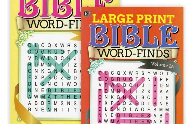 Puzzle KAPPA Large Print Bible Word Finds Book Michaels