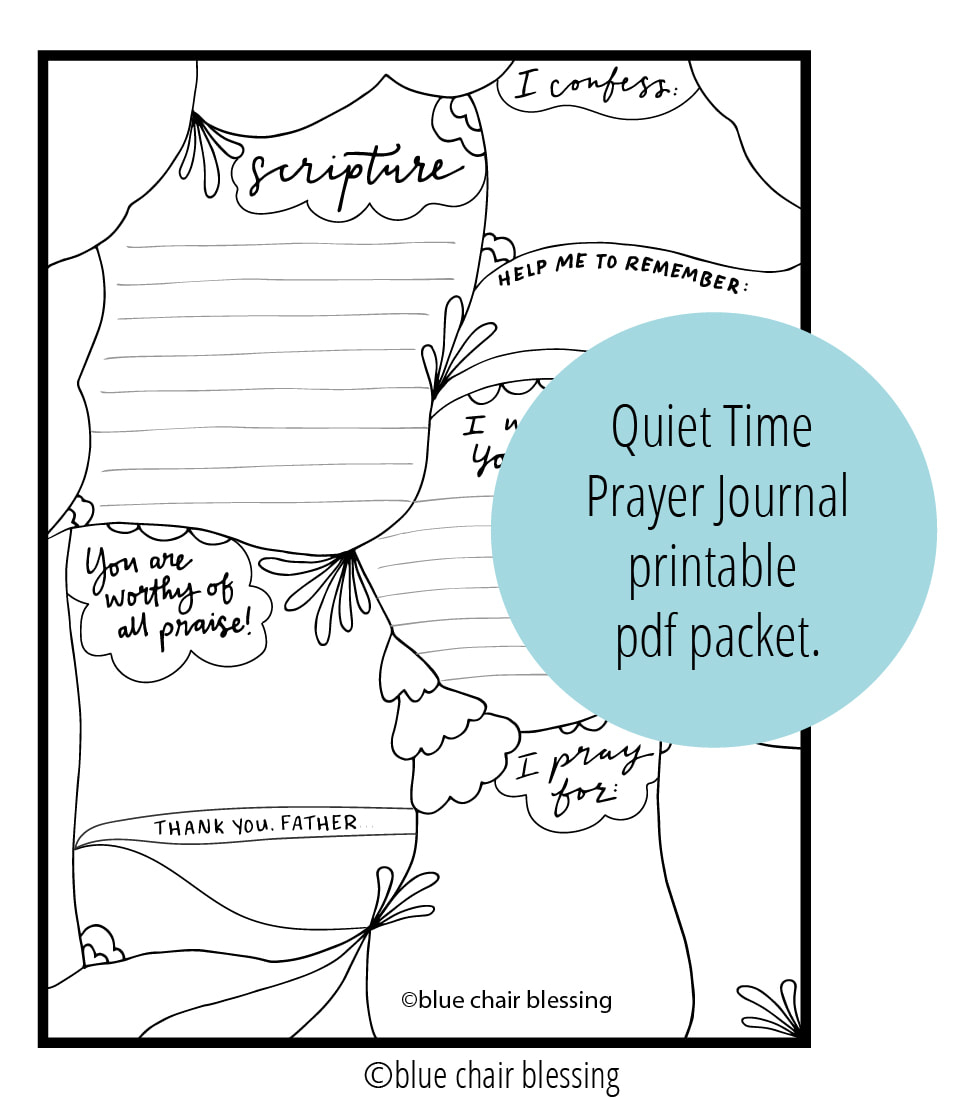 Quiet Time Prayer Journal Printable Pdf Print From Home 