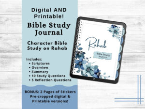 Rahab Digital Bible Study Digital Bible Journal Character Study Printable Bible Study Journal Bible Study Printable Etsy