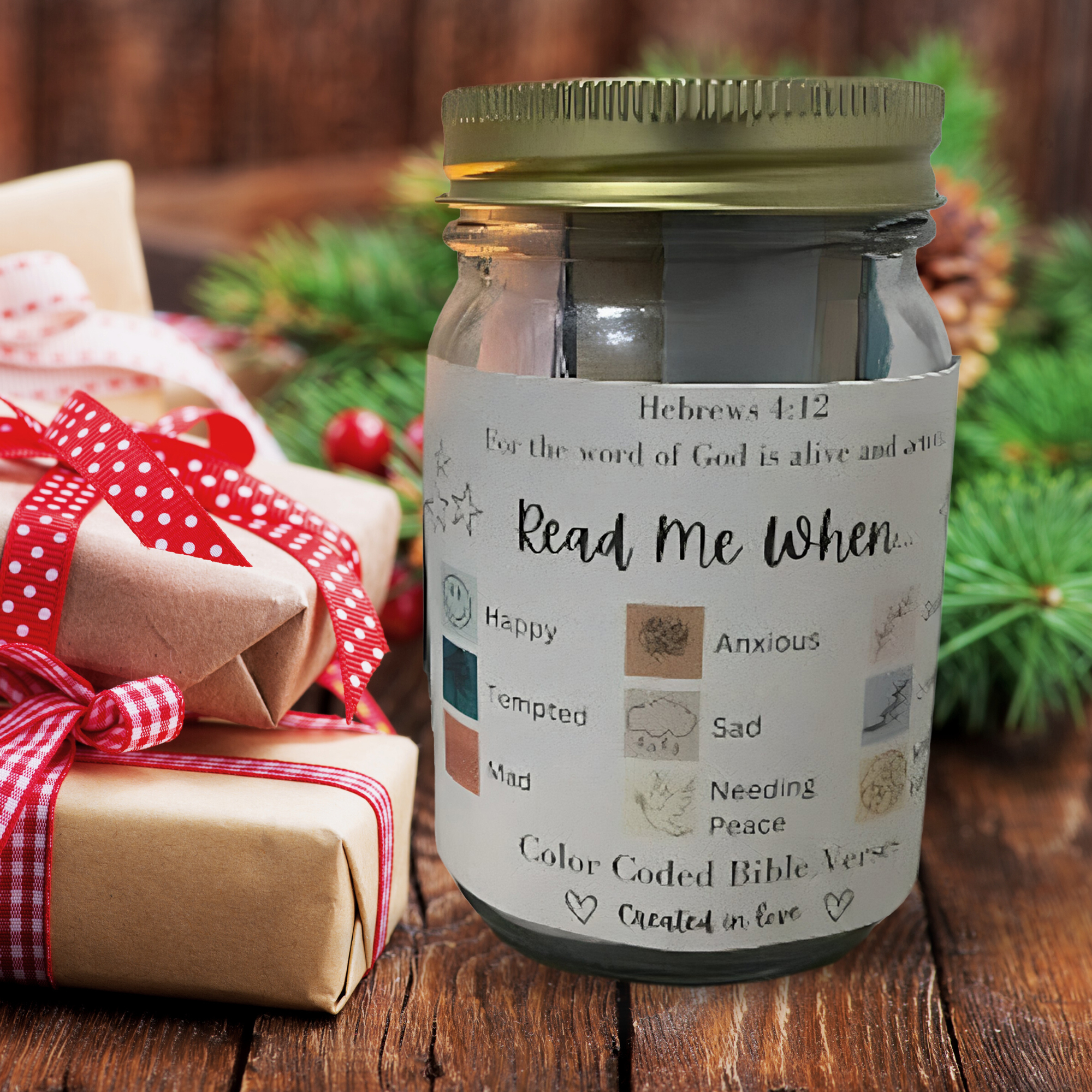Read Me When Jar For The World Of God Bible Verses Jar For Emotions And Feelings My Bible Jar