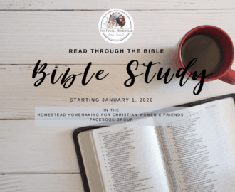 Read The Bible In A Year Homestead Homemaking Amy K Fewell Homesteading For The Kingdom