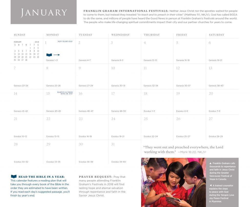 Read the Bible in One Year Printable