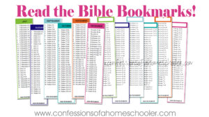 read the bible in two years bookmarks confessions of a homeschooler